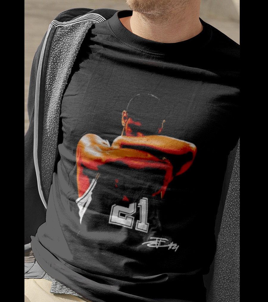 Tim Duncan San Antonio Spurs NBA 21 TD Basketball Legend T-Shirt