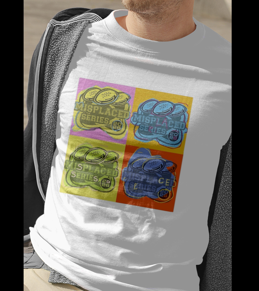 Misplaced Series 2026 Pop Art Coins Quadrant T-Shirt