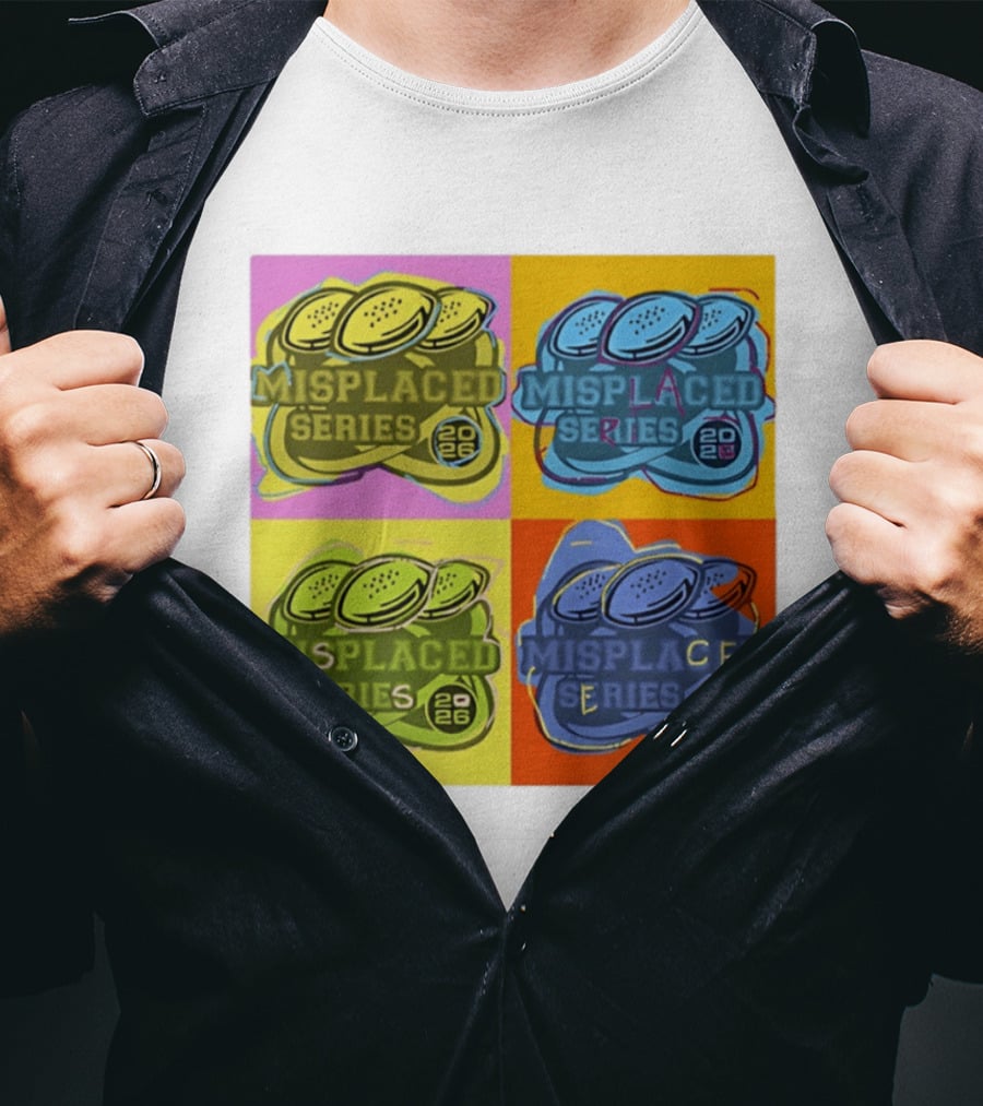Misplaced Series 2026 Pop Art Coins Quadrant T-Shirt
