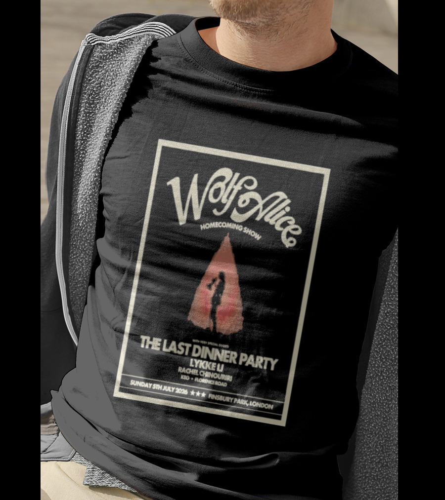 Wolf Alice Homecoming Show London UK July 5 2026 The Last Dinner Party Event T-Shirt