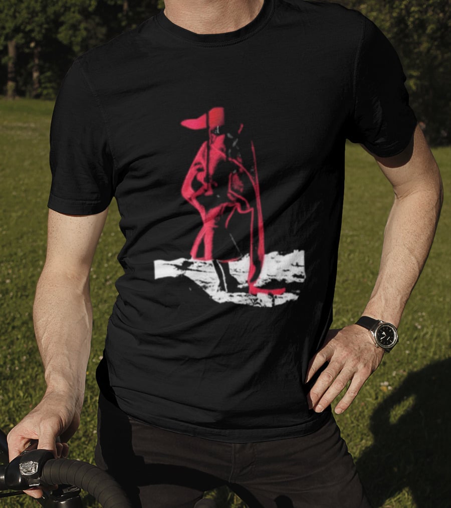 Adelaxo Adela Abstract Red Figure T-Shirt
