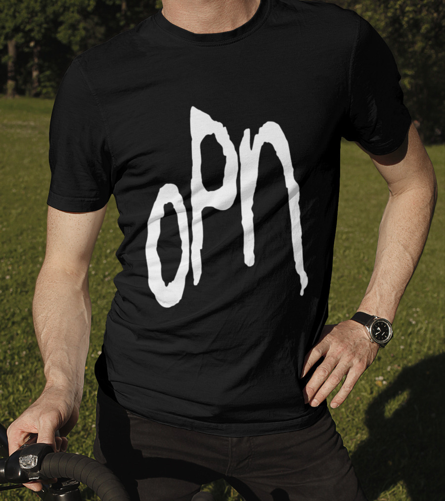 Oneohtrix Point Never OPN Stylized Text Hipster Band T-Shirt