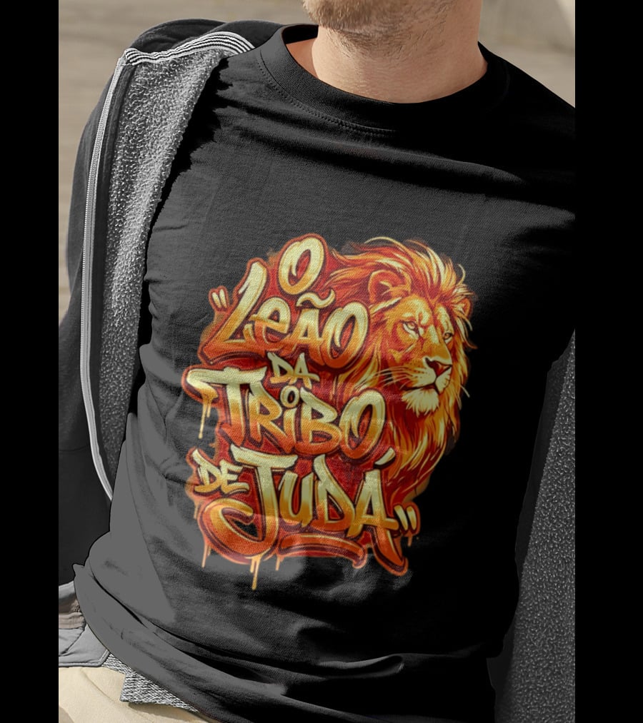 O Leão Da Tribo De Judá Lion T-Shirt