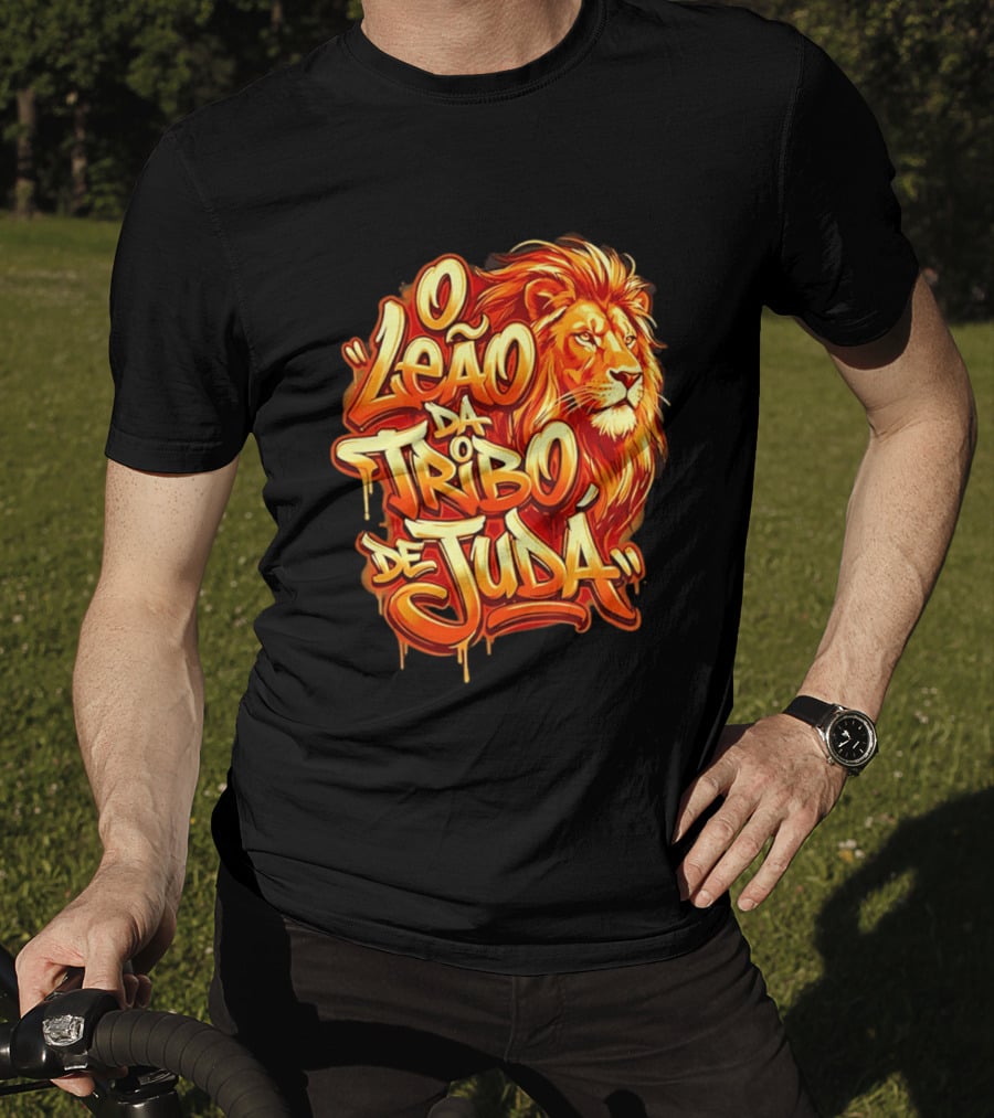 O Leão Da Tribo De Judá Lion T-Shirt