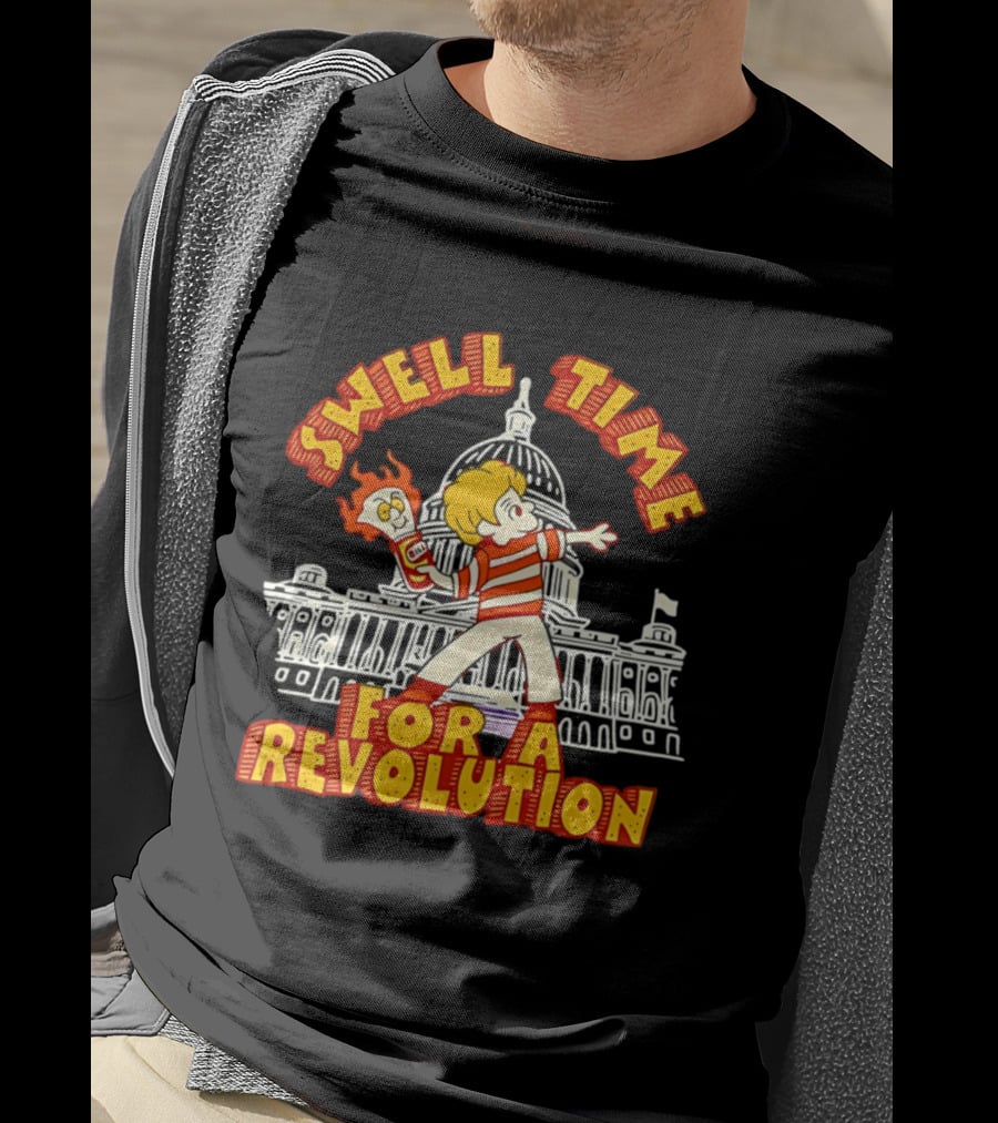 Swell Time For A Revolution Schoolhouse Rock Capitol Dome T-Shirt