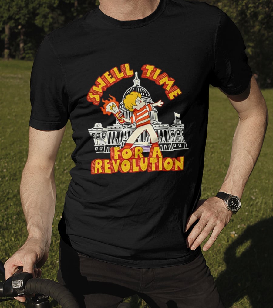 Swell Time For A Revolution Schoolhouse Rock Capitol Dome T-Shirt