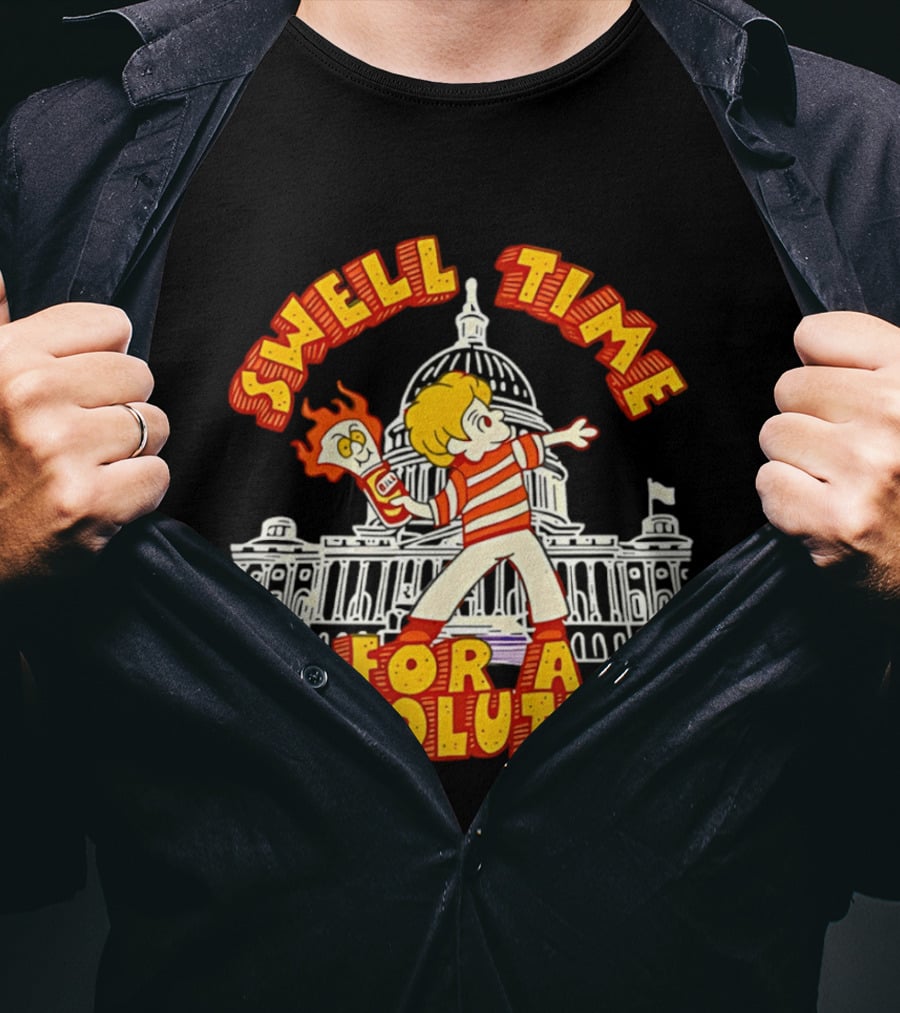 Swell Time For A Revolution Schoolhouse Rock Capitol Dome T-Shirt