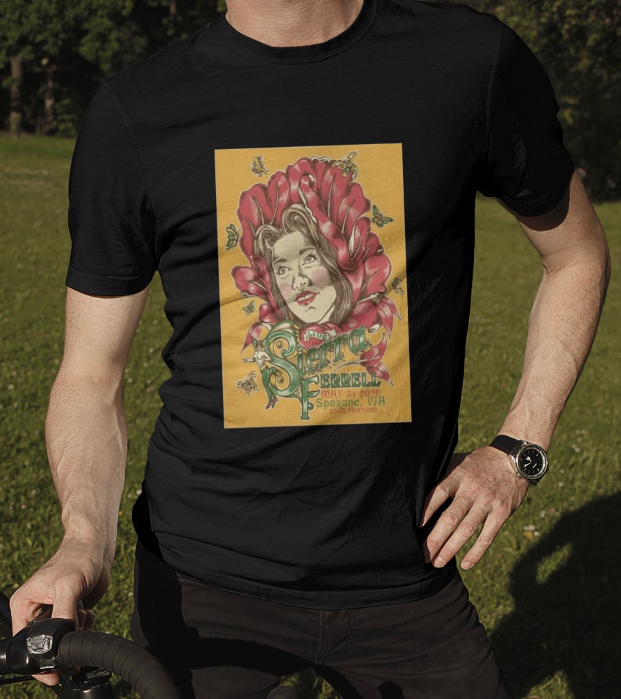 Sierra Ferrell May 31 2026 Spokane WA Gesa Pavilion T-Shirt