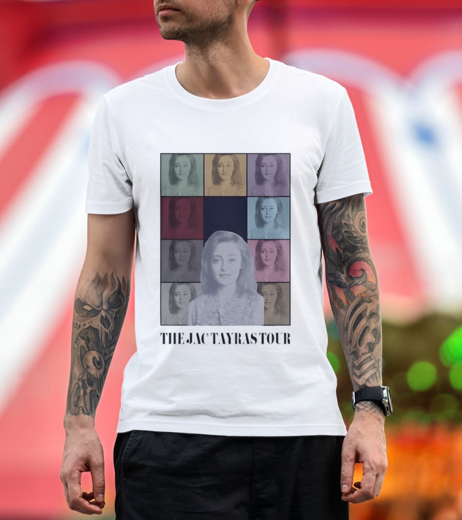 The Jactayras Tour Pop Art Style Multicolor Portrait Collage T-Shirt