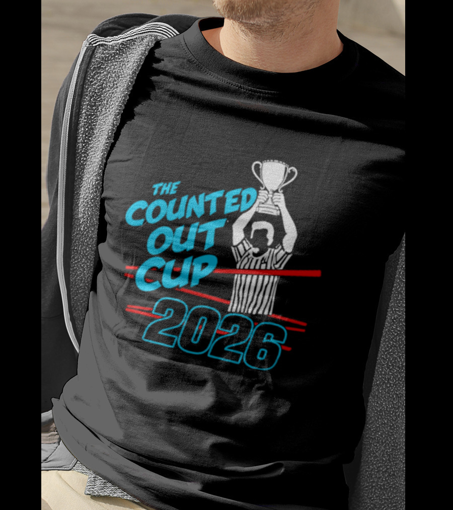 The Counted Out Cup 2026 Trophy Celebration T-Shirt