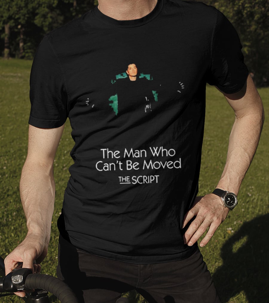 The Man Who Can't Be Moved The Script Photo T-Shirt