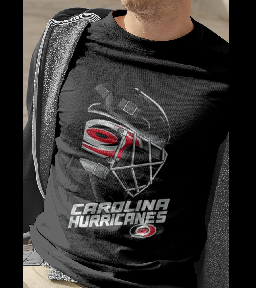 Carolina Hurricanes Hockey Mask Outerstuff Preschool Defender T-Shirt