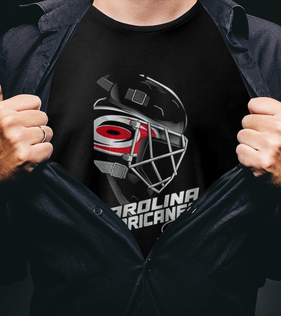 Carolina Hurricanes Hockey Mask Outerstuff Preschool Defender T-Shirt