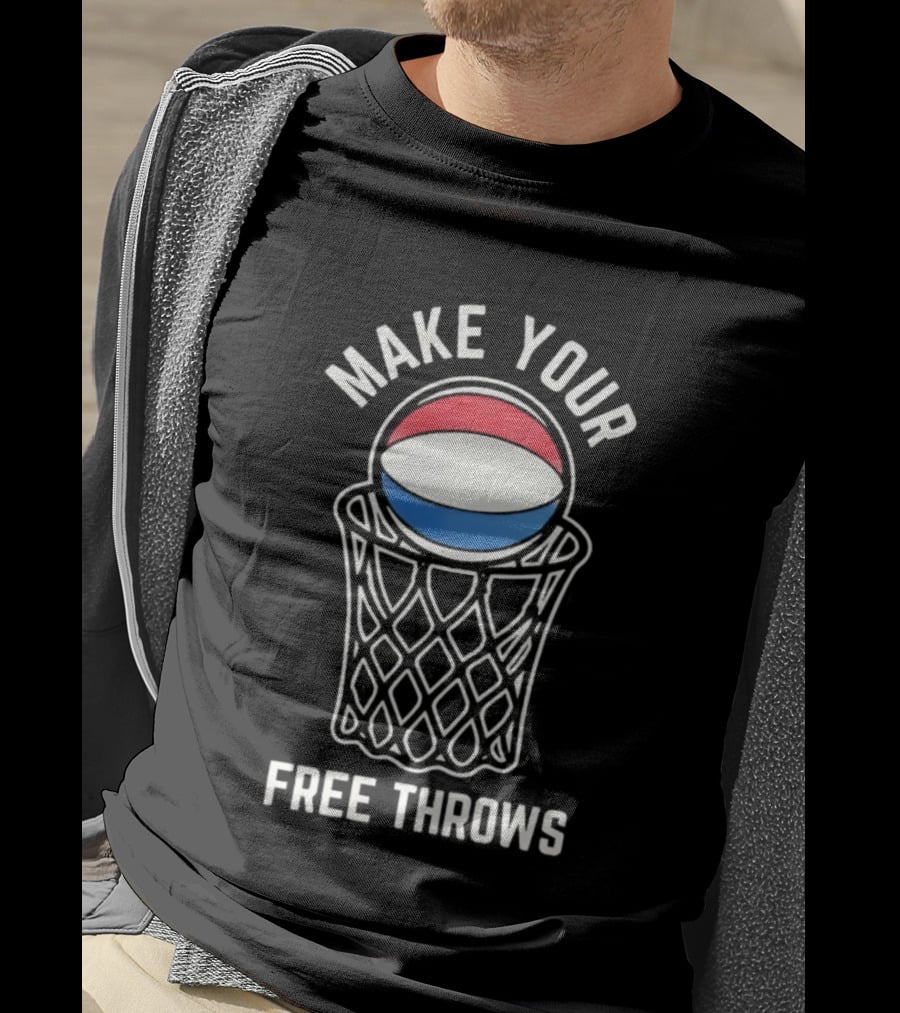 Make Your Free Throws Pepsi Basketball T-Shirt