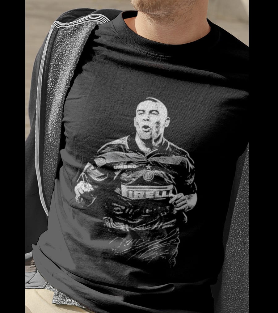 Ronaldo Inter Milan Pirelli Umbro Soccer Legend T-Shirt