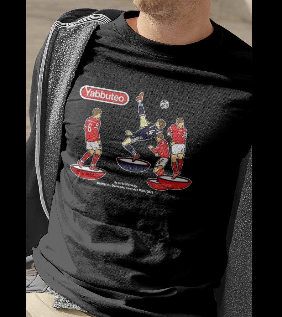 Yabbuteo Scotland FC McTominay Bicycle Kick T-Shirt