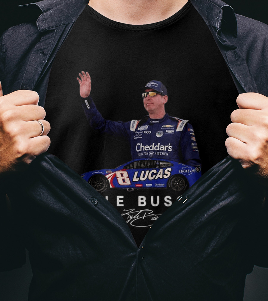 Kyle Busch NASCAR 8 Lucas Oil Cheddar's Scratch Kitchen 2026 T-Shirt