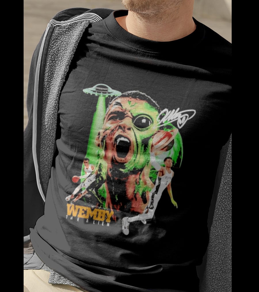 Wemby You Alien Victor Wembanyama San Antonio Spurs 2026 T-Shirt