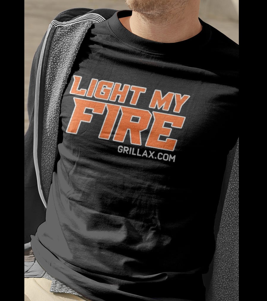 Light My Fire Grillax.com Cooking BBQ T-Shirt
