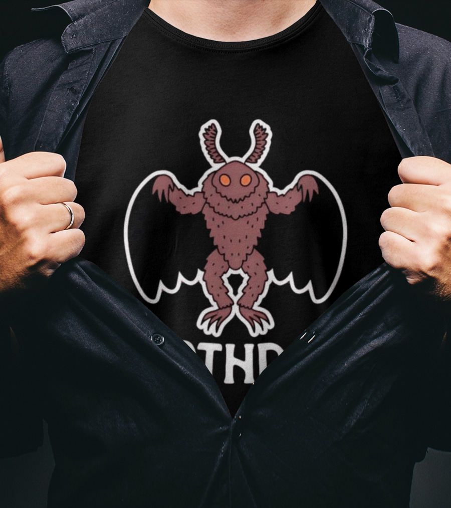 Mothman Mothdad Point Pleasant West Virginia Ohio River Valley Fathers Day T-Shirt