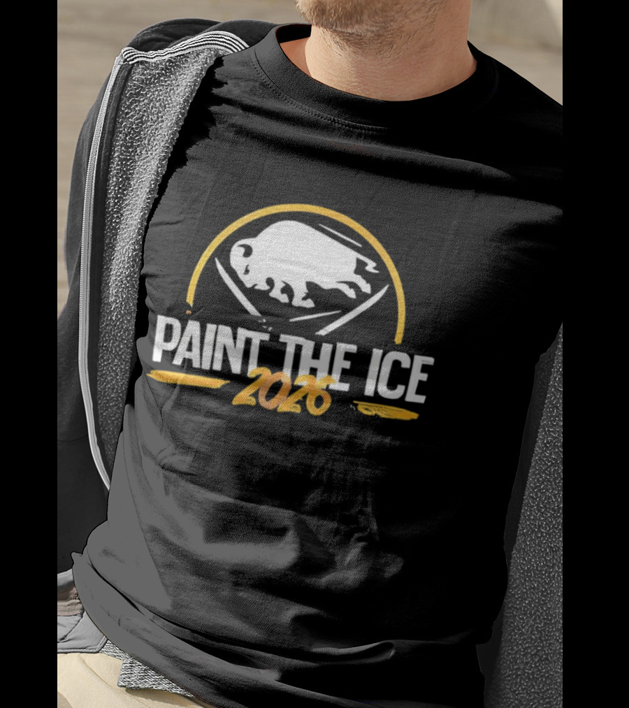 Buffalo Sabres Paint The Ice 2026 T-Shirt