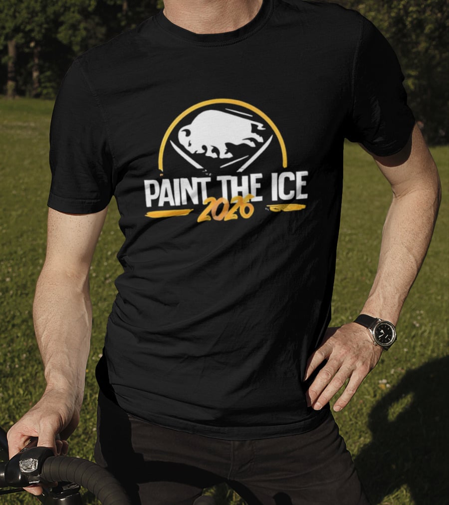 Buffalo Sabres Paint The Ice 2026 T-Shirt