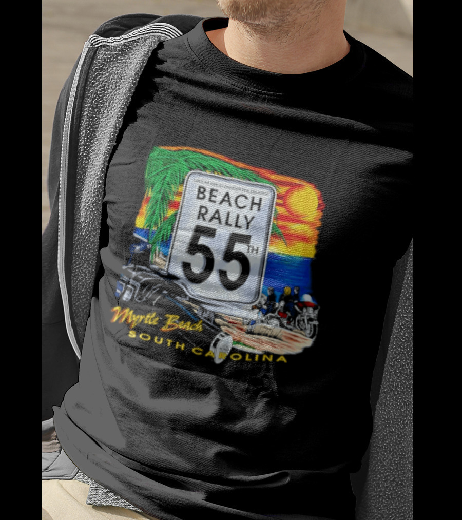 Carolina Harley Davidson Dealers Assoc Beach Rally 55th Myrtle Beach South Carolina T-Shirt