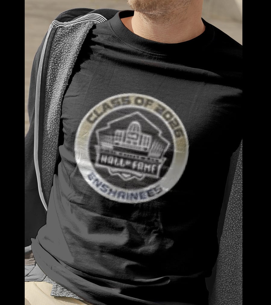 Drew Brees Roger Craig Class Of 2026 Pro Football Hall Of Fame Enshrinees Two Sided T-Shirt