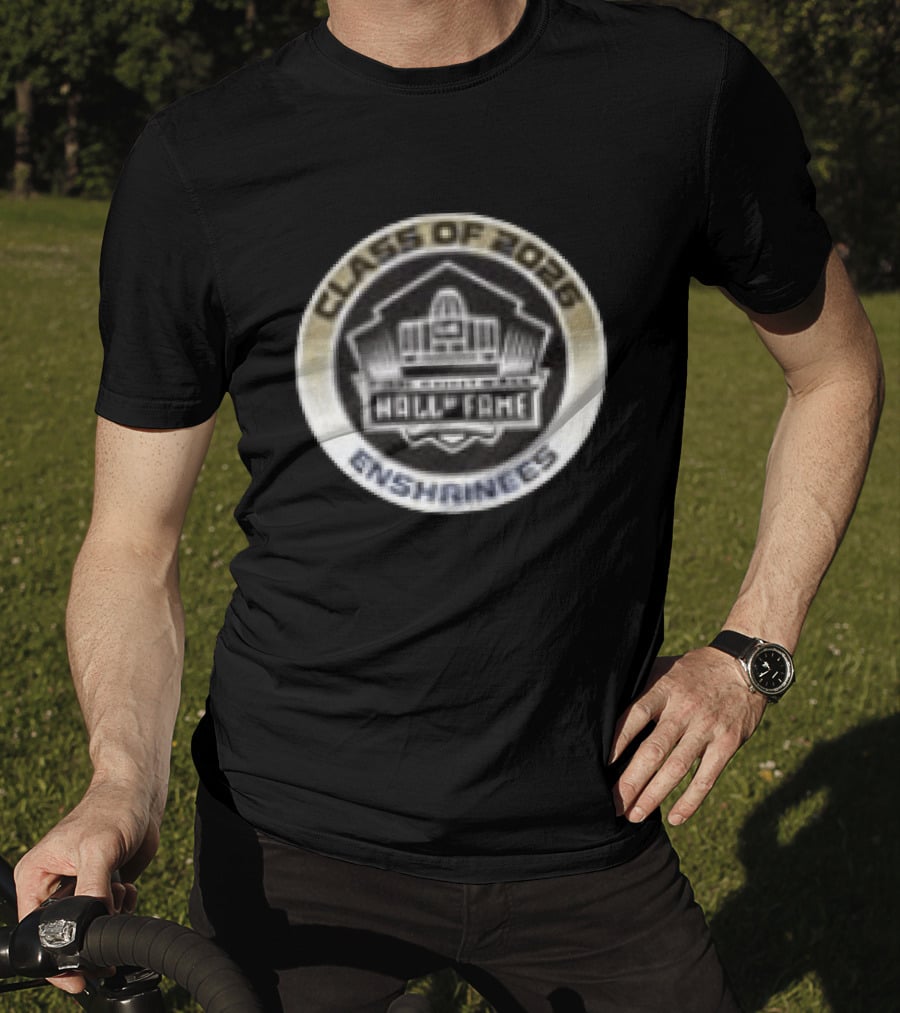 Drew Brees Roger Craig Class Of 2026 Pro Football Hall Of Fame Enshrinees Two Sided T-Shirt