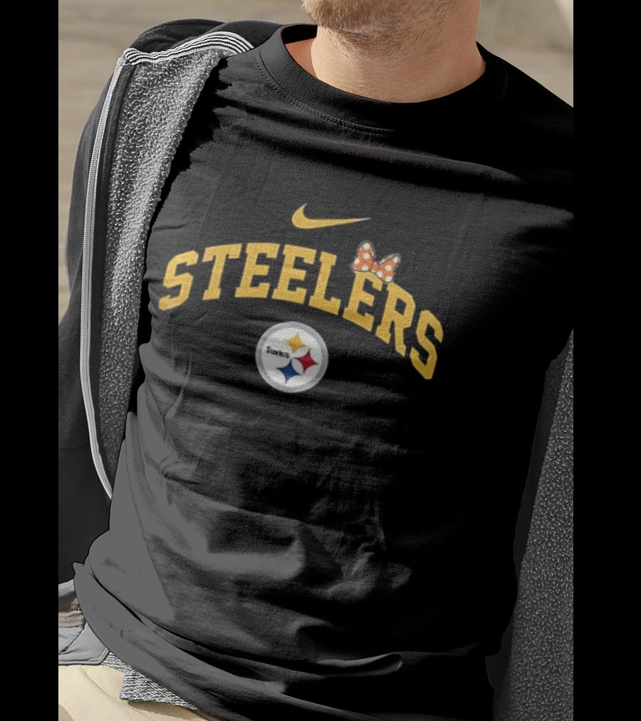 Pittsburgh Steelers Boo To You Fa Boo Lous Rugby Steelers Nike Bow T-Shirt