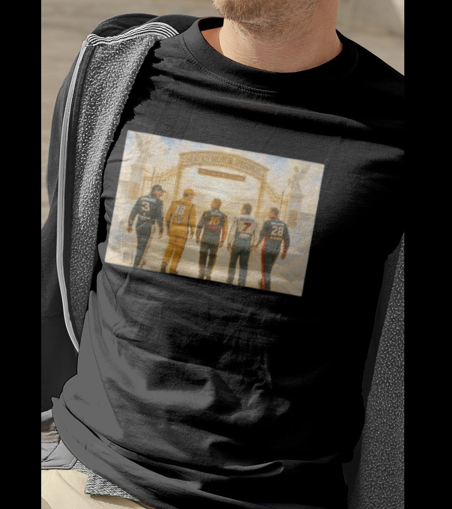 Earnhardt Busch Biffle Kulwicki Allison Heaven Motor Speedway Welcome Home Legends T-Shirt