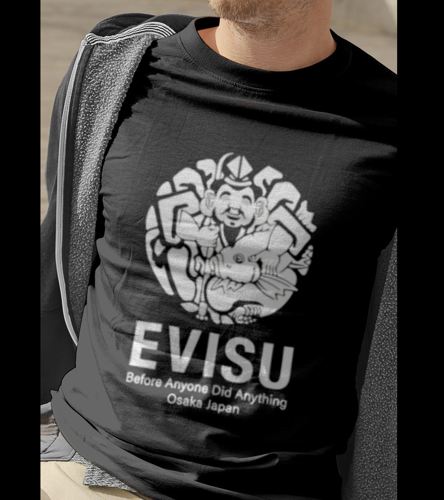 Evisu Before Anyone Did Anything Osaka Japan Iconic Graffiti Style Buddha T-Shirt