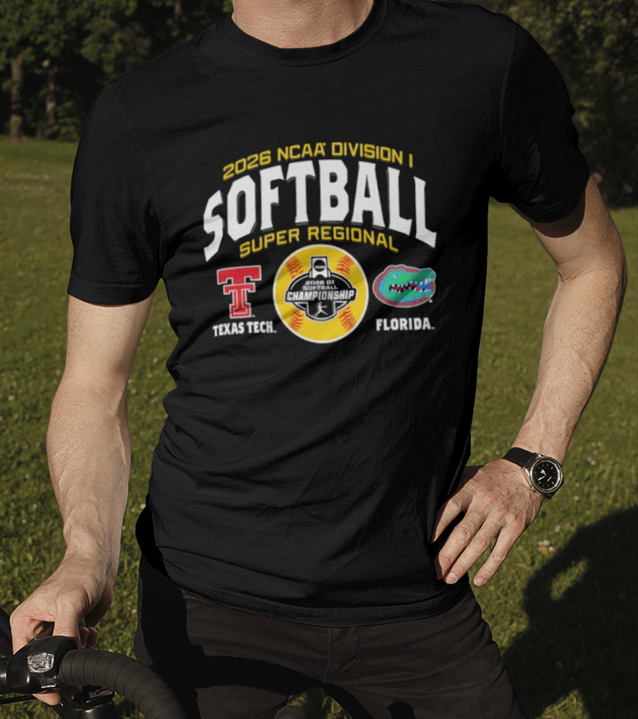 2026 NCAA Division I Softball Super Regional Texas Tech Vs Florida T-Shirt