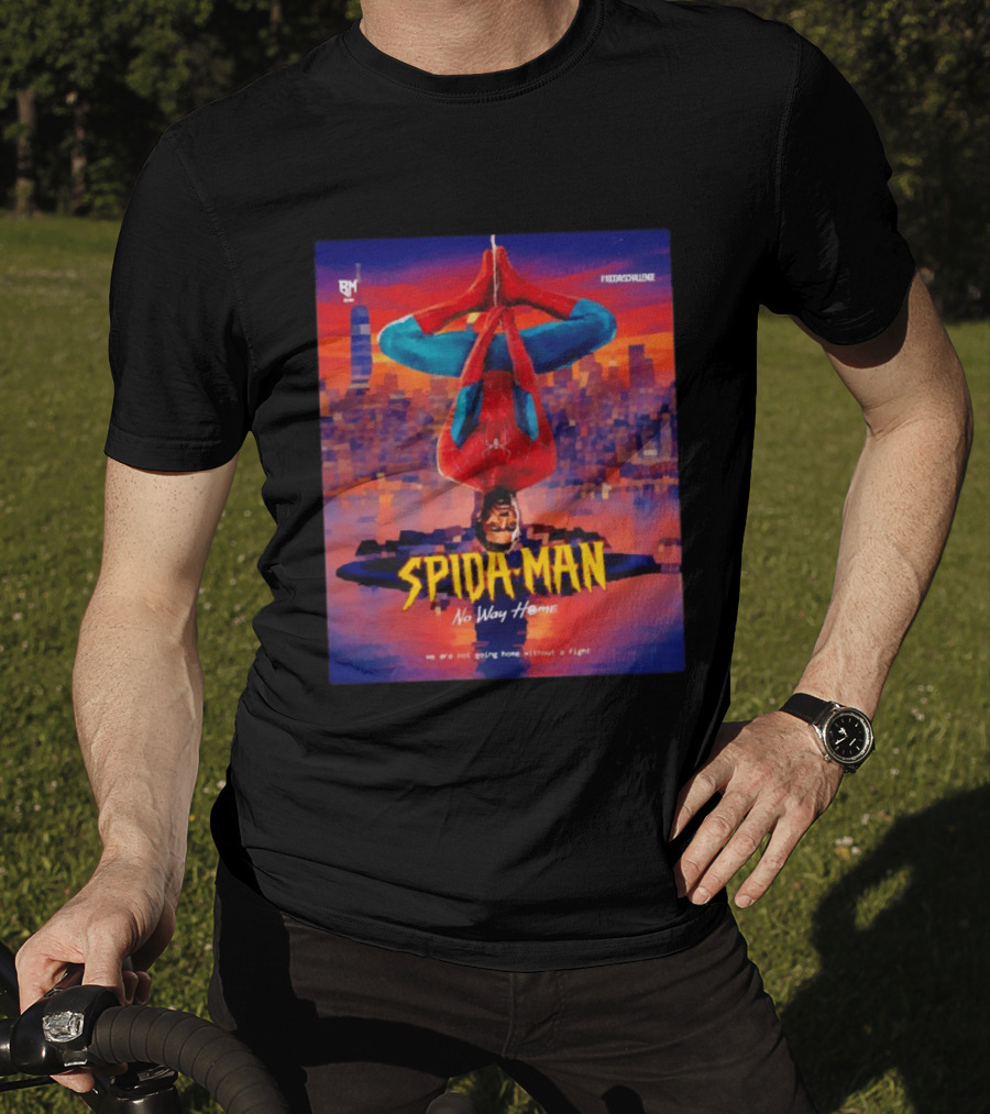 Donovan Mitchell Spida Man No Way Home Cleveland Cavaliers RM Challenge T-Shirt