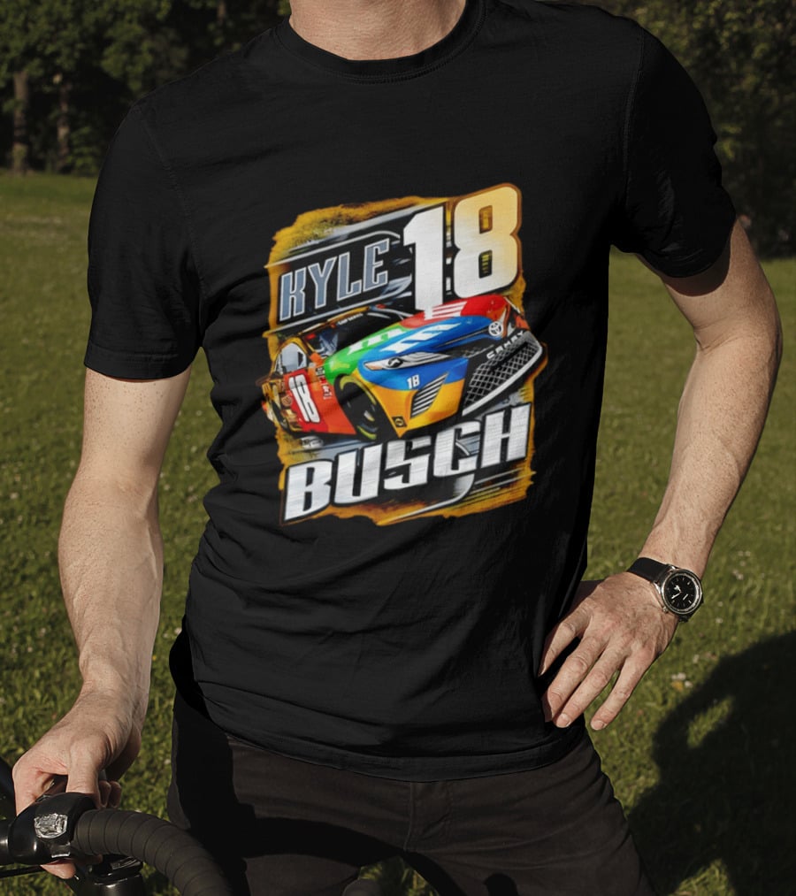 Kyle Busch 18 Toyota Camry Nascar Racing T-Shirt