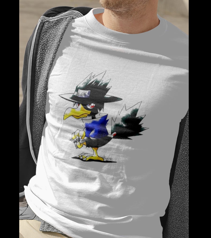 Murkrow Sasuke Uchiha Naruto Hidden Leaf Village Ninja T-Shirt