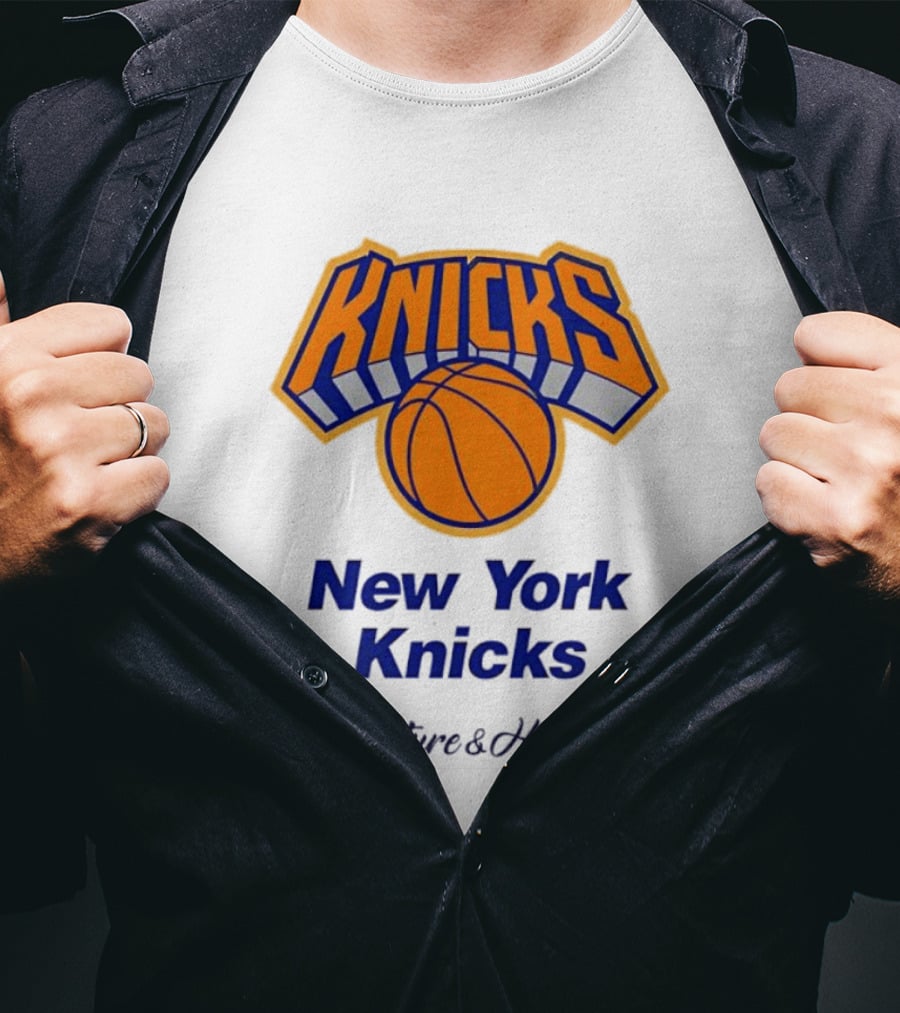 New York Knicks Culture & Hoops Basketball Team T-Shirt