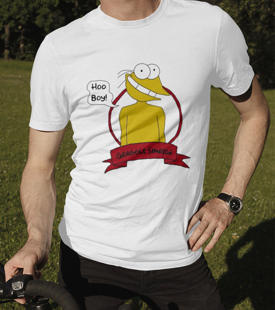 Hoo Boy Graggle Simpson Cartoon T-Shirt