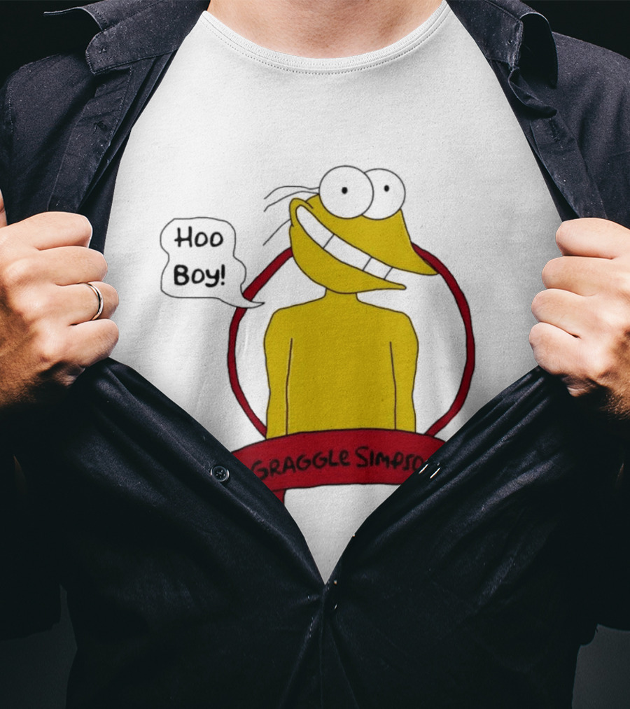Hoo Boy Graggle Simpson Cartoon T-Shirt
