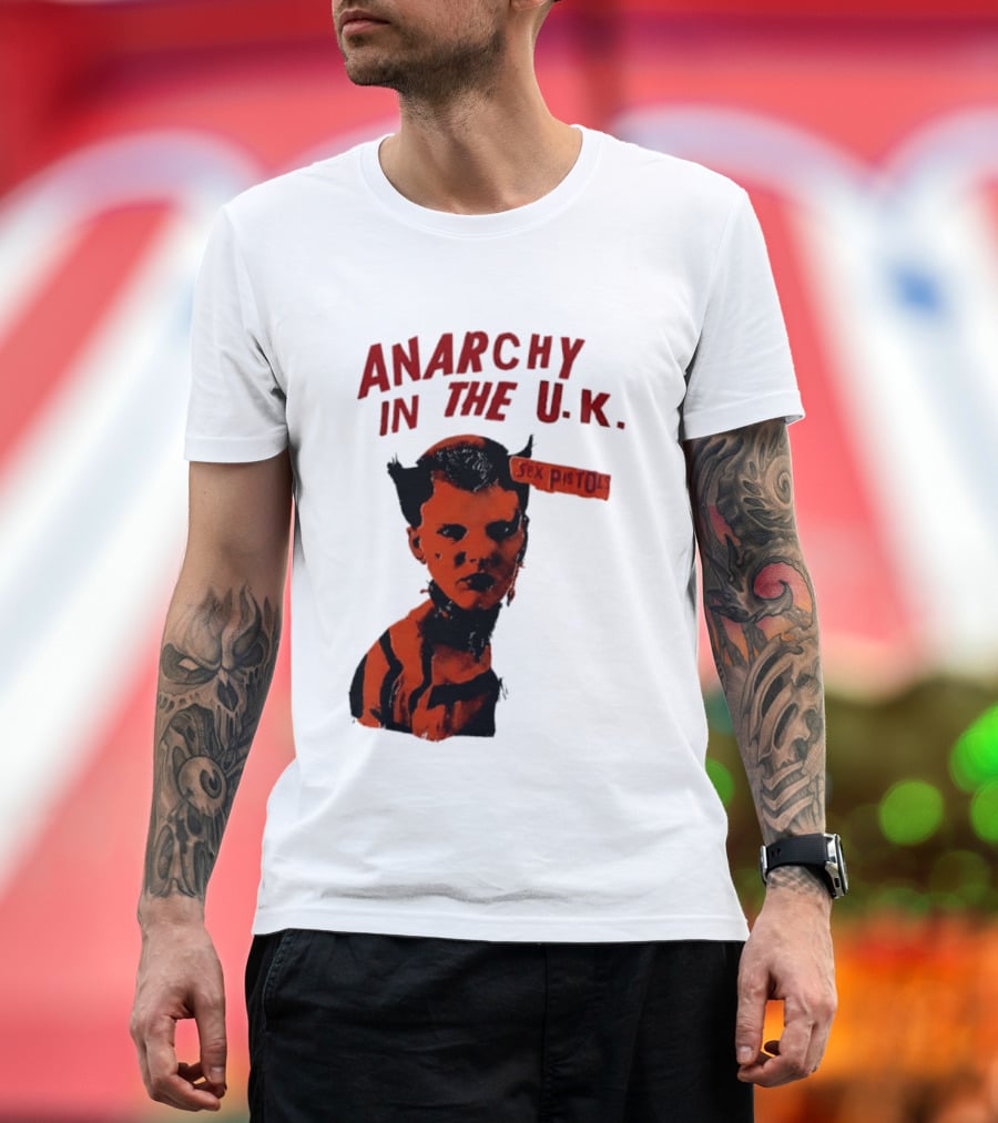 Anarchy In The UK Sex Pistols Punk Aesthetic T-Shirt