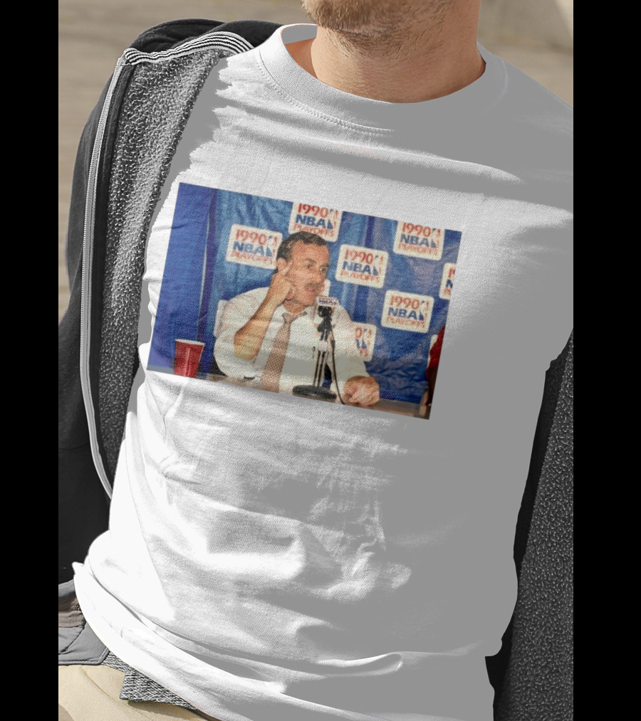 1990 NBA Playoffs Rick Adelman Press Conference T-Shirt