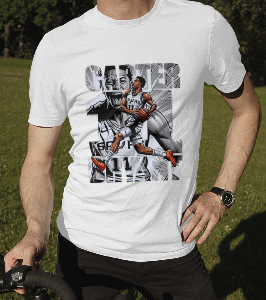 Keldon Johnson Spurs 11 Carter Bryant NBA San Antonio T-Shirt