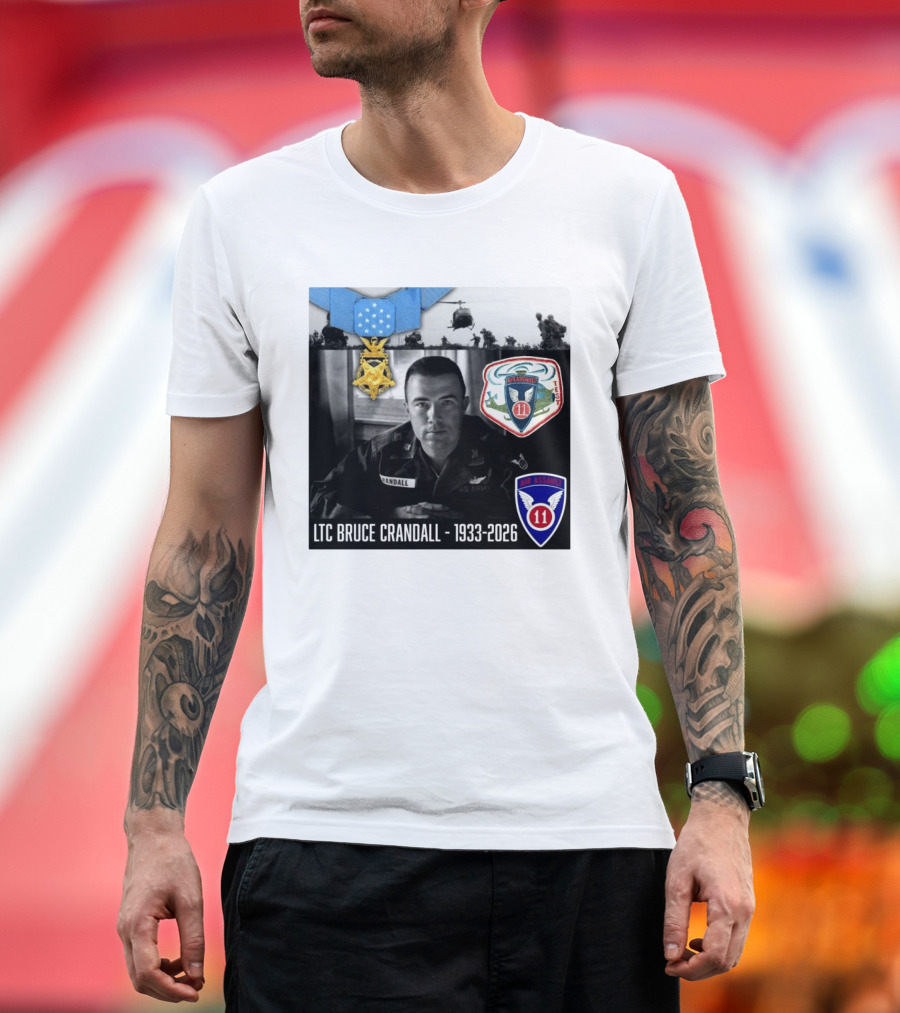 LTC Bruce Crandall Medal Of Honor Air Assault 1933 2026 T-Shirt