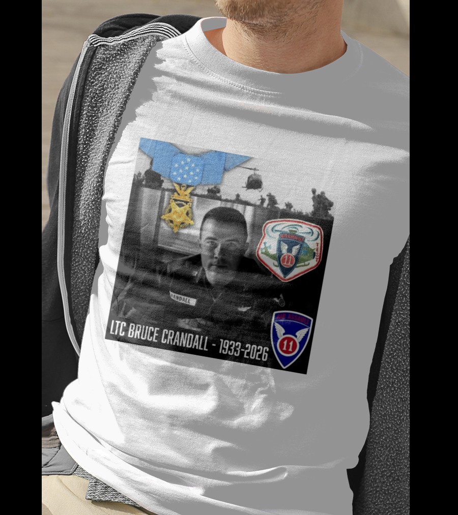 LTC Bruce Crandall Medal Of Honor Air Assault 1933 2026 T-Shirt