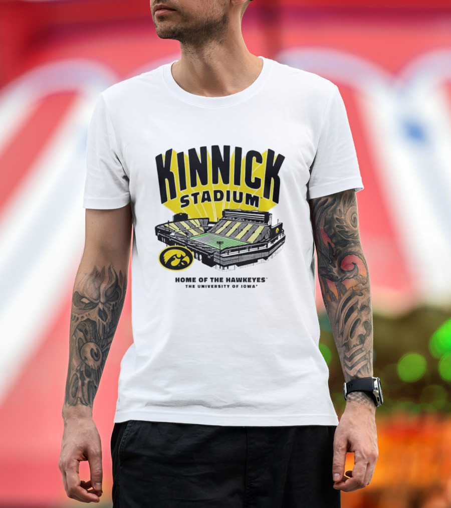 Kinnick Stadium Home Of The Hawkeyes University Of Iowa Football T-Shirt