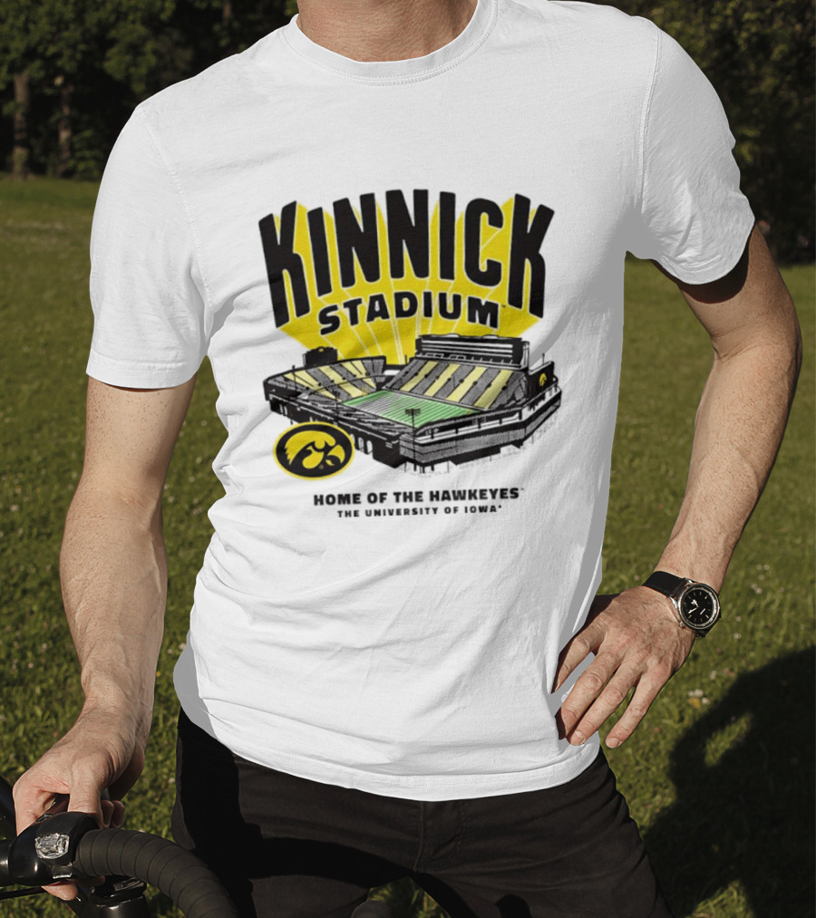 Kinnick Stadium Home Of The Hawkeyes University Of Iowa Football T-Shirt