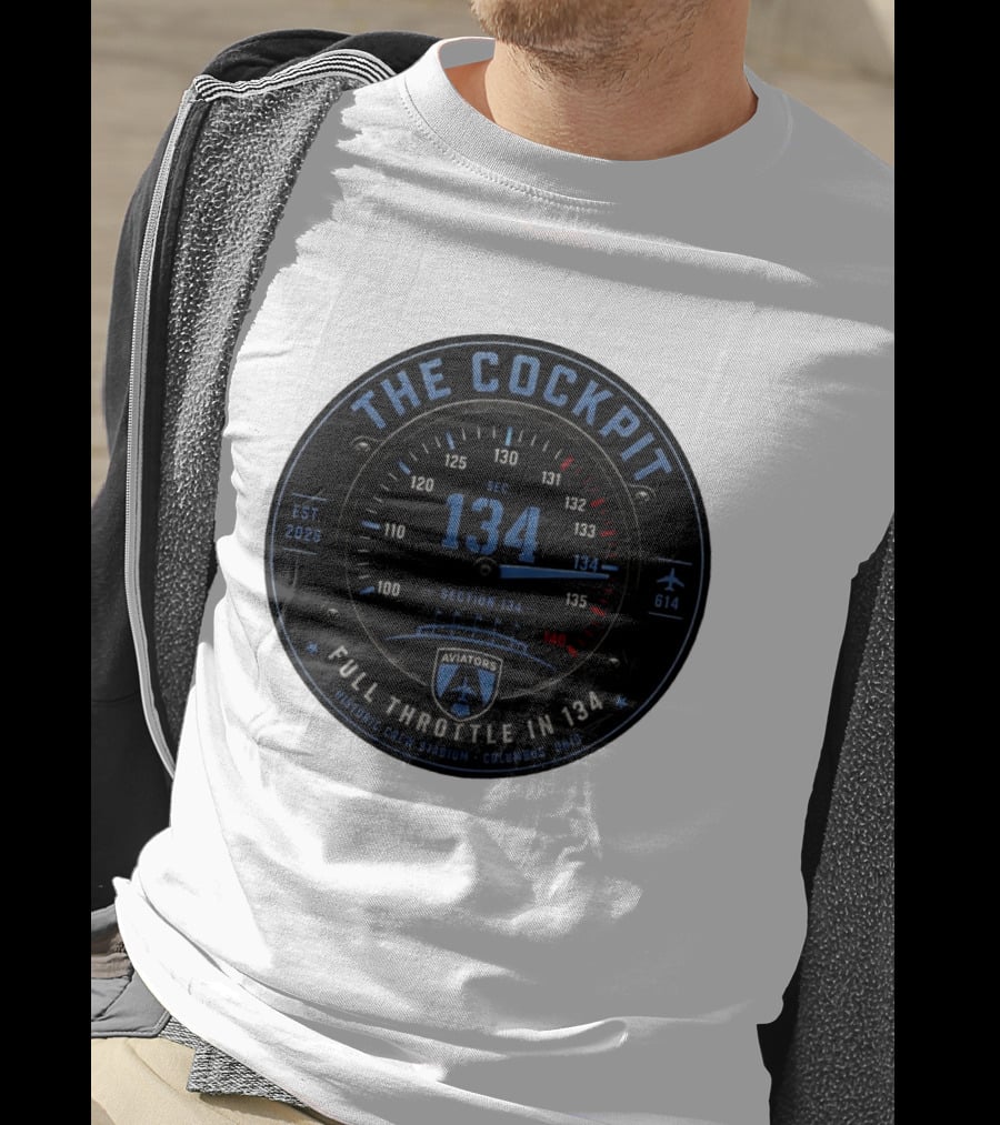 The Cockpit Aviators Full Throttle At Historic Crew Stadium Columbus Ohio Section 134 T-Shirt