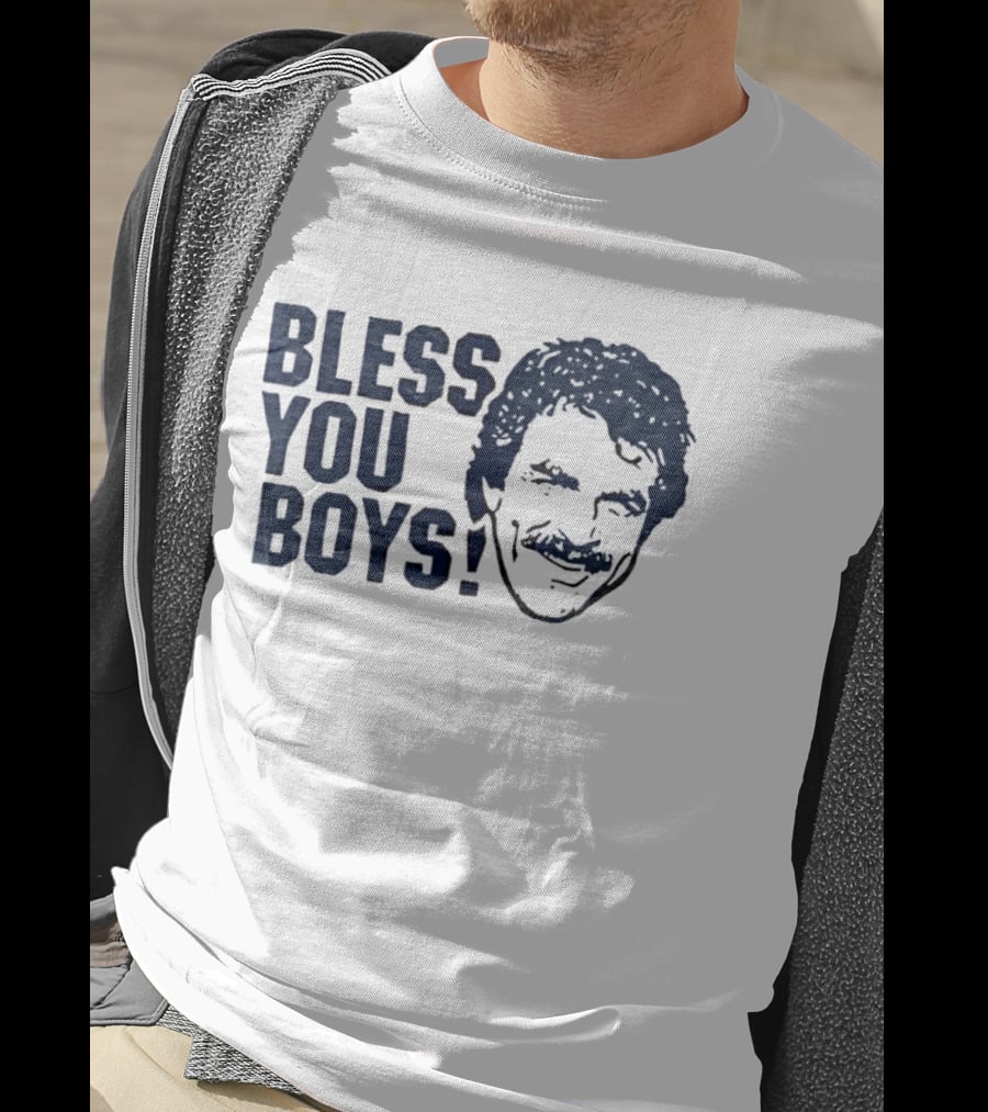 Bless You Boys Tom Selleck Detroit Tigers T-Shirt