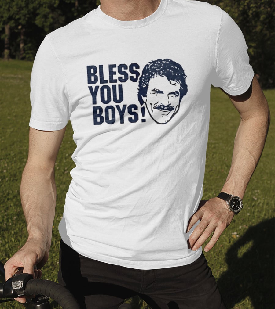 Bless You Boys Tom Selleck Detroit Tigers T-Shirt