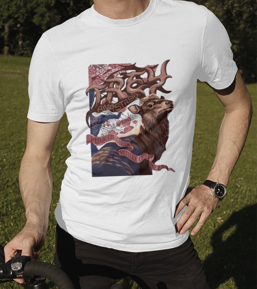 Trey Anastasio Acoustic Evening Red Butte Garden Salt Lake City UT June 02 2026 T-Shirt